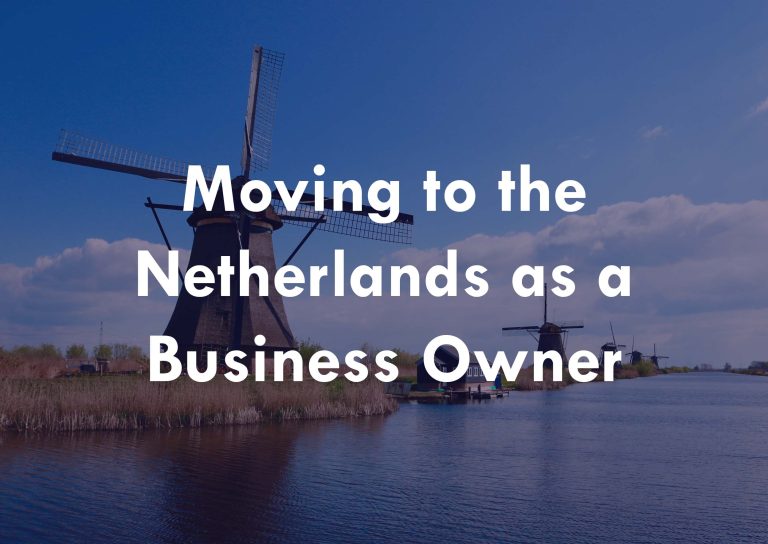 Moving to the Netherlands as a shareholder, Dutch taxation