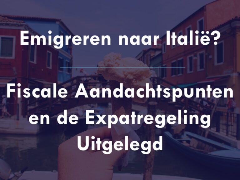 Emigreren naar Italië - Fiscale Aandachtspunten en Expatregeling Uitgelegd - Cover - Archipel (NL)