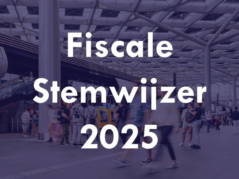 20250918 - Fiscale Stemwijzer 2025 - Cover Page